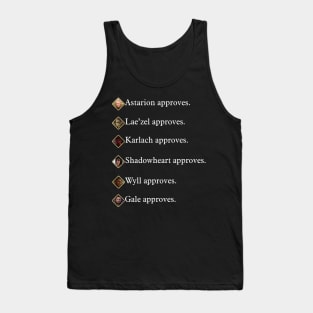 Party approves ~ Baldur's Gate 3 Tank Top